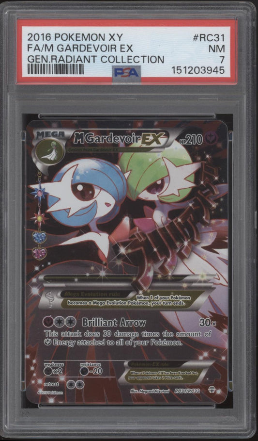 M Gardevoir ex Pokemon Generations Radiant Collection Full Art #RC31 PSA 7