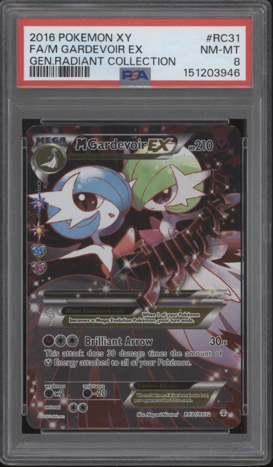 M Gardevoir ex Pokemon Generations Radiant Collection Full Art #RC31 PSA 8 #1