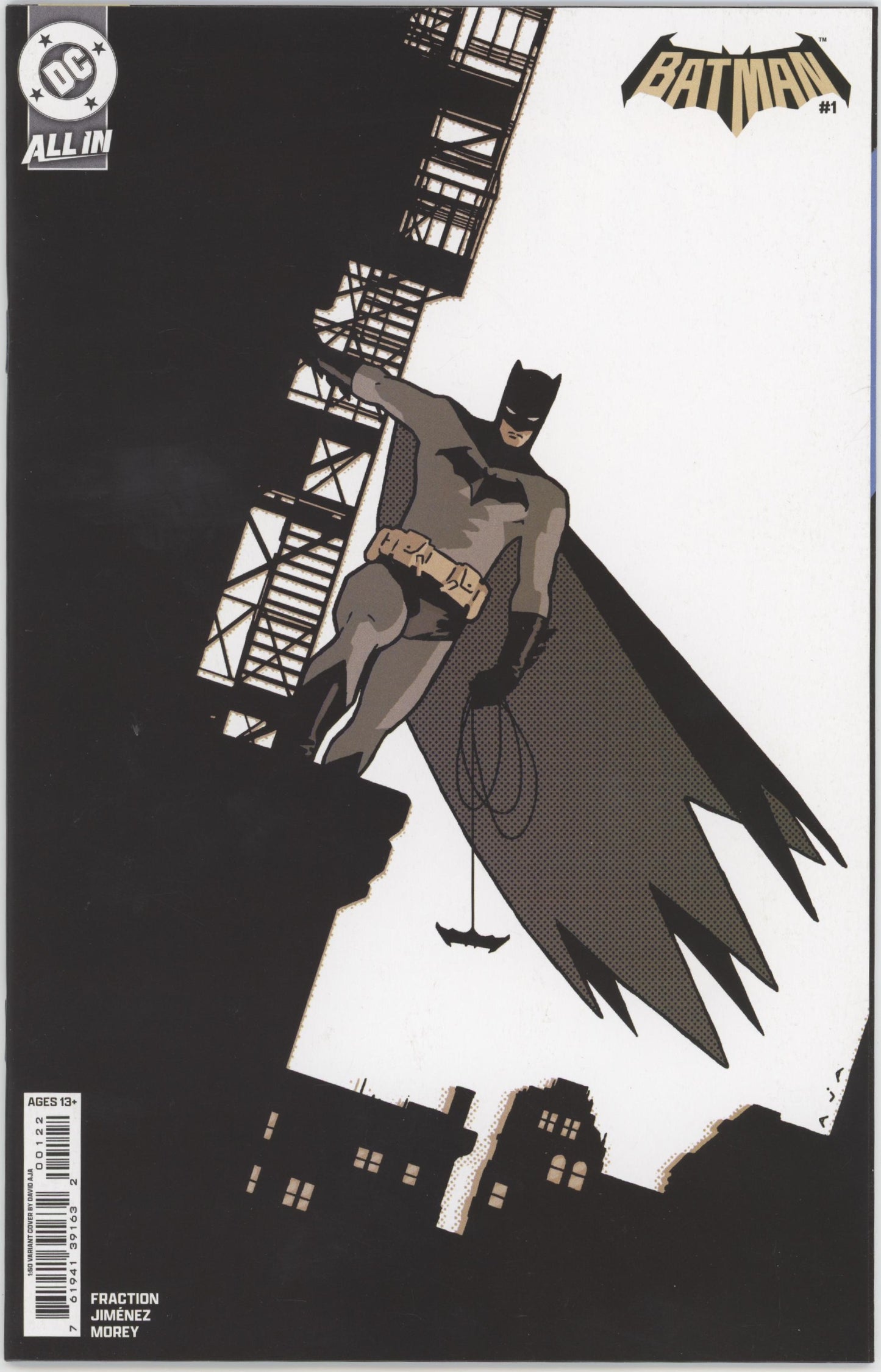 Batman #1 Cover M 1 in 50 David Aja Card Stock Variant
