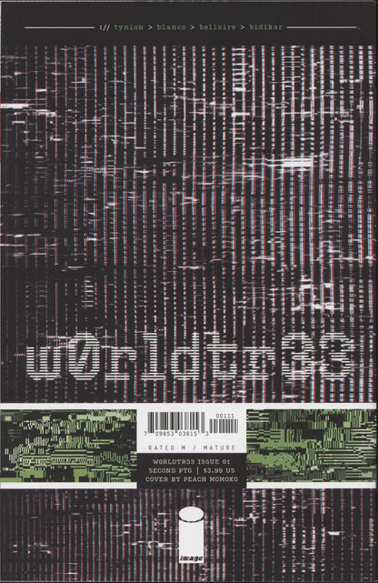 W0rldtr33 Issue #1MOMOKO 2nd Printing Thank You Variant