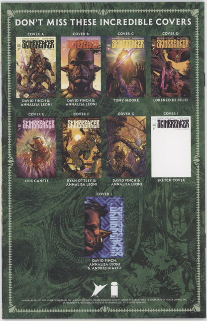 Skinbreaker #1 Cover K Thank You Variant