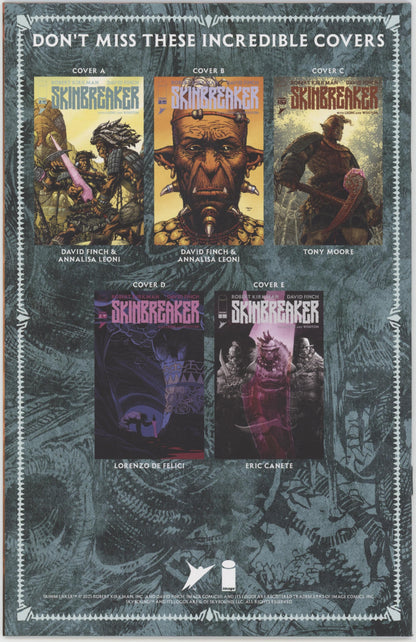 Skinbreaker #2 Cover C 1 in 10 Tony Moore Variant