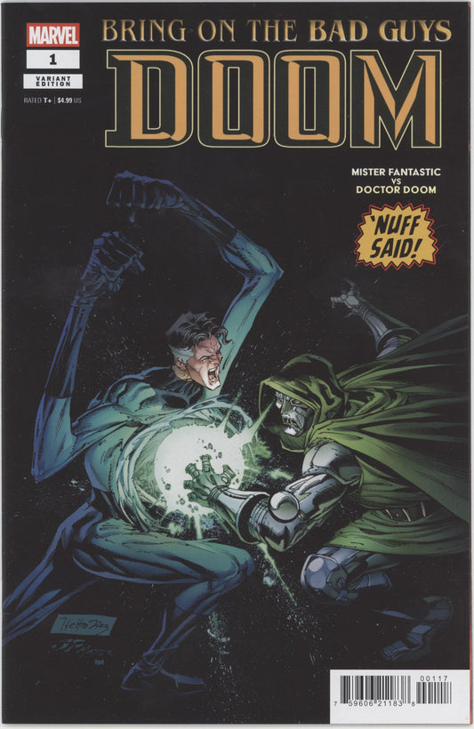 BRING ON THE BAD GUYS: DOOM #1 NETHO DIAZ NUFF SAID VARIANT [1:25]