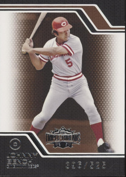 Johnny Bench Baseball Lot of 10