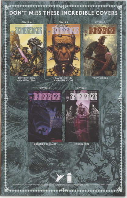 Skinbreaker #2 Cover D 1 in 25 Lorenzo De Felici Variant