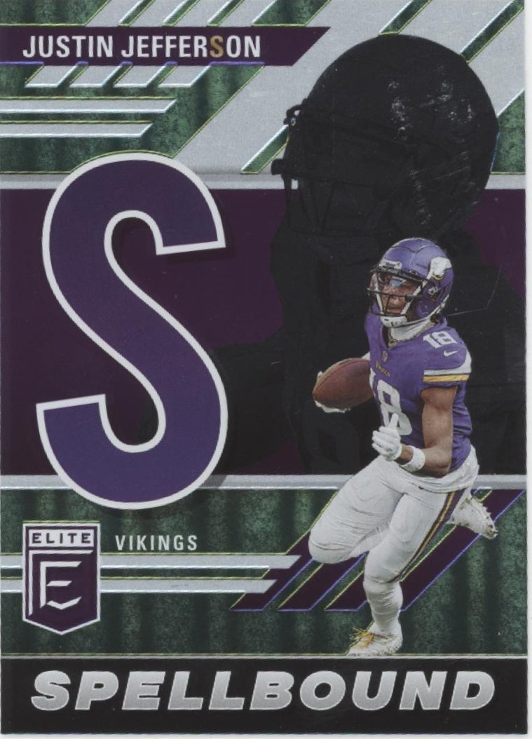 Justin Jefferson 2023 Panini Donruss Elite Spellbound "JEFFERSON" Lot