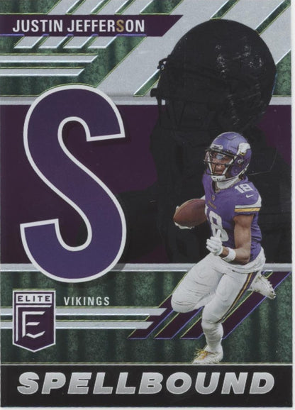 Justin Jefferson 2023 Panini Donruss Elite Spellbound "JEFFERSON" Lot