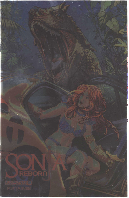 Sonja Reborn #1 Cover N 1 in 10 Inc Greg Land Foil Variant