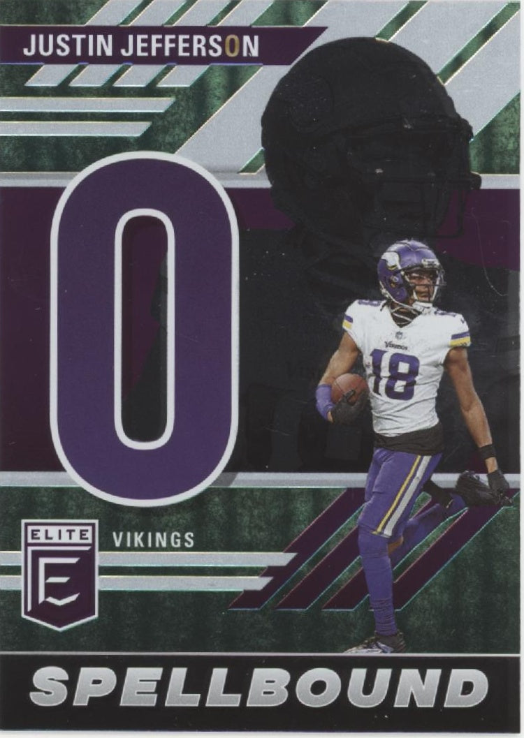 Justin Jefferson 2023 Panini Donruss Elite Spellbound "JEFFERSON" Lot