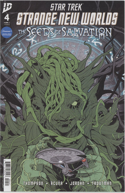 Star Trek: Strange New Worlds The Seeds Of Salvation #4 Variant Ri (10) (Mercer Black & White)