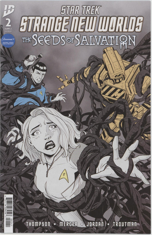 Star Trek: Strange New Worlds  The Seeds Of Salvation #2 Variant Ri (10) (Mercer Black & White)