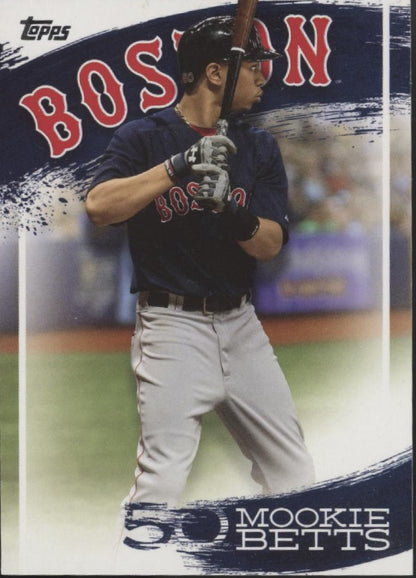 Mookie Betts Baseball Lot of 10