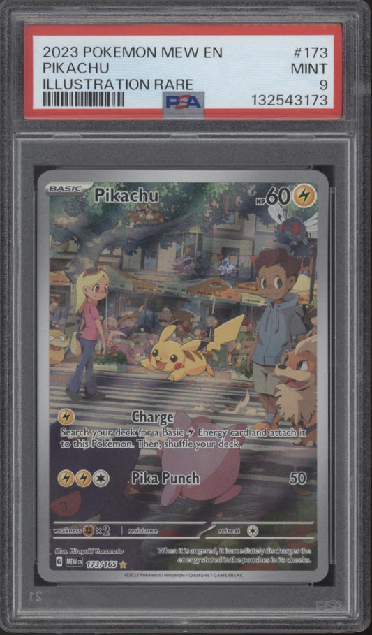 Pikachu Pokemon 151 Illustration Rare #173 PSA 9 #2
