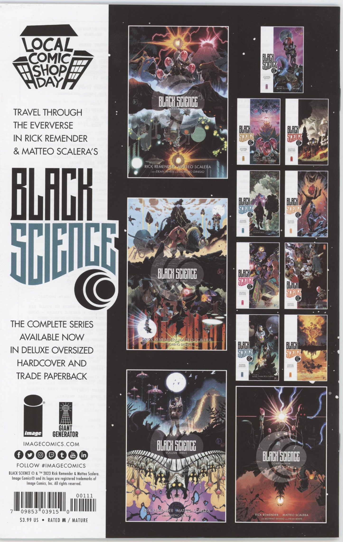 Black Science Issue #1LCSD Local Comic Shop Day Edition