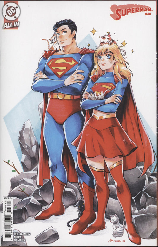 Superman #30 Cover F 1 in 25 Saowee Card Stock Variant
