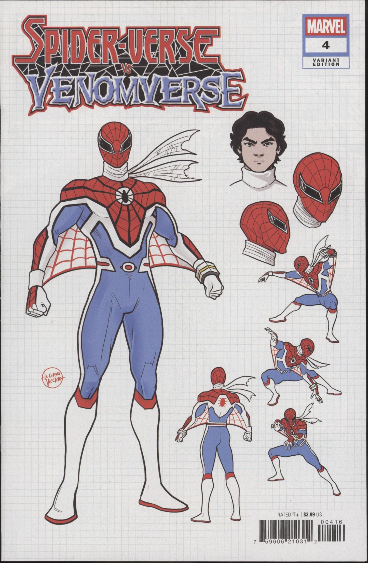 Spider-Verse vs. Venomverse #4C Luciano Vecchio Design Variant
