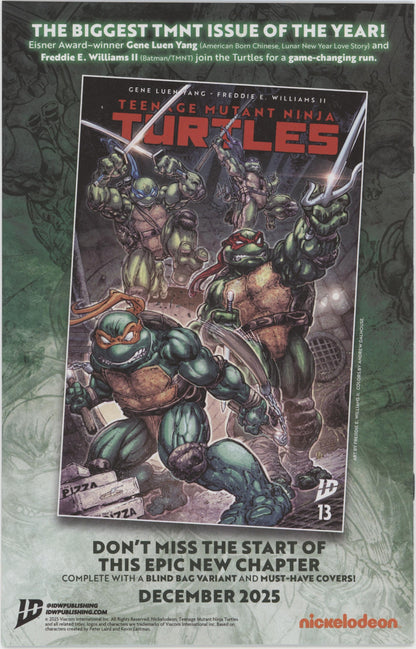 Teenage Mutant Ninja Turtles: Shredder #2 Variant Ri (10) (Harmon)