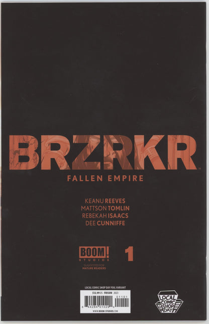 Brzrkr Fallen Empire Issue #1LCSD Local Comic Shop Day Edition