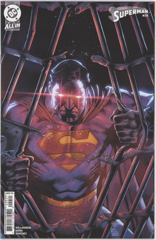Superman #29 Cover F 1 in 25 Eddy Barrows Card Stock Variant
