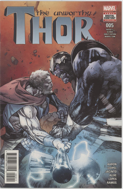 Unworthy Thor (2016 Marvel) #1-5