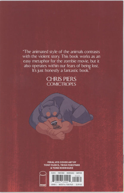 Feral Issue #12A 1:10 Retailer Incentive Variant