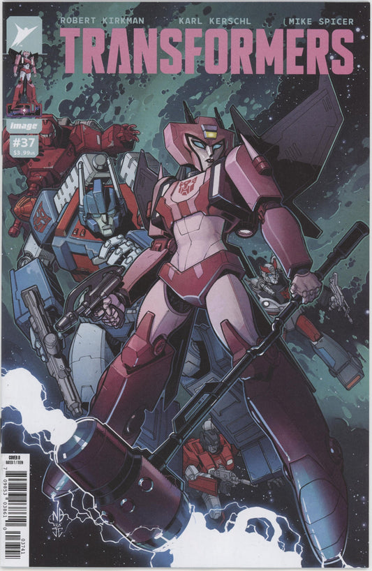 Transformers #37 Cover D 1 in 25 Nick Bradshaw & Jim Charalampidis Variant