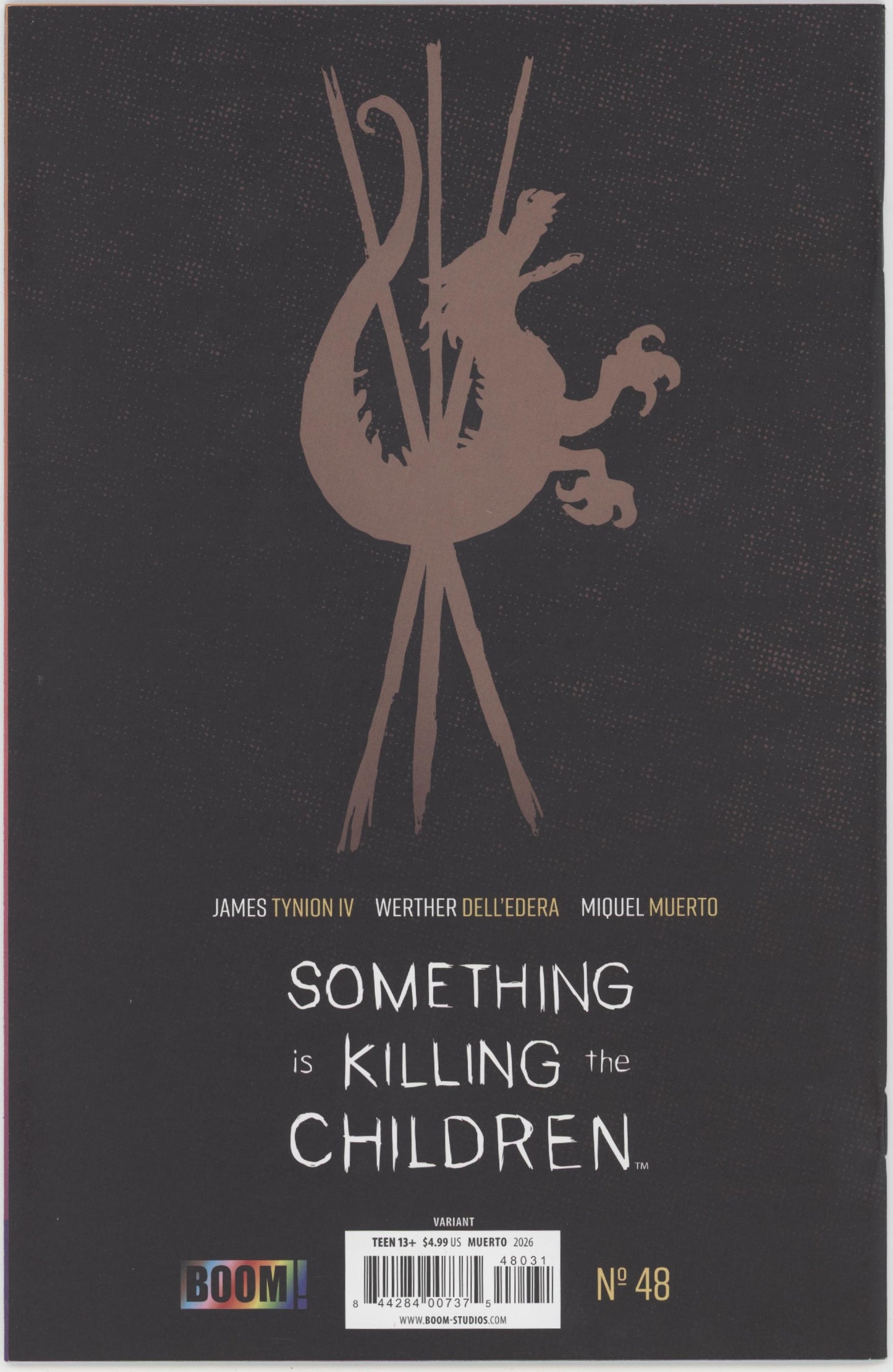 Something Is Killing The Children #48 C 1 in 10 Variant Edition (Full Art, Muerto)