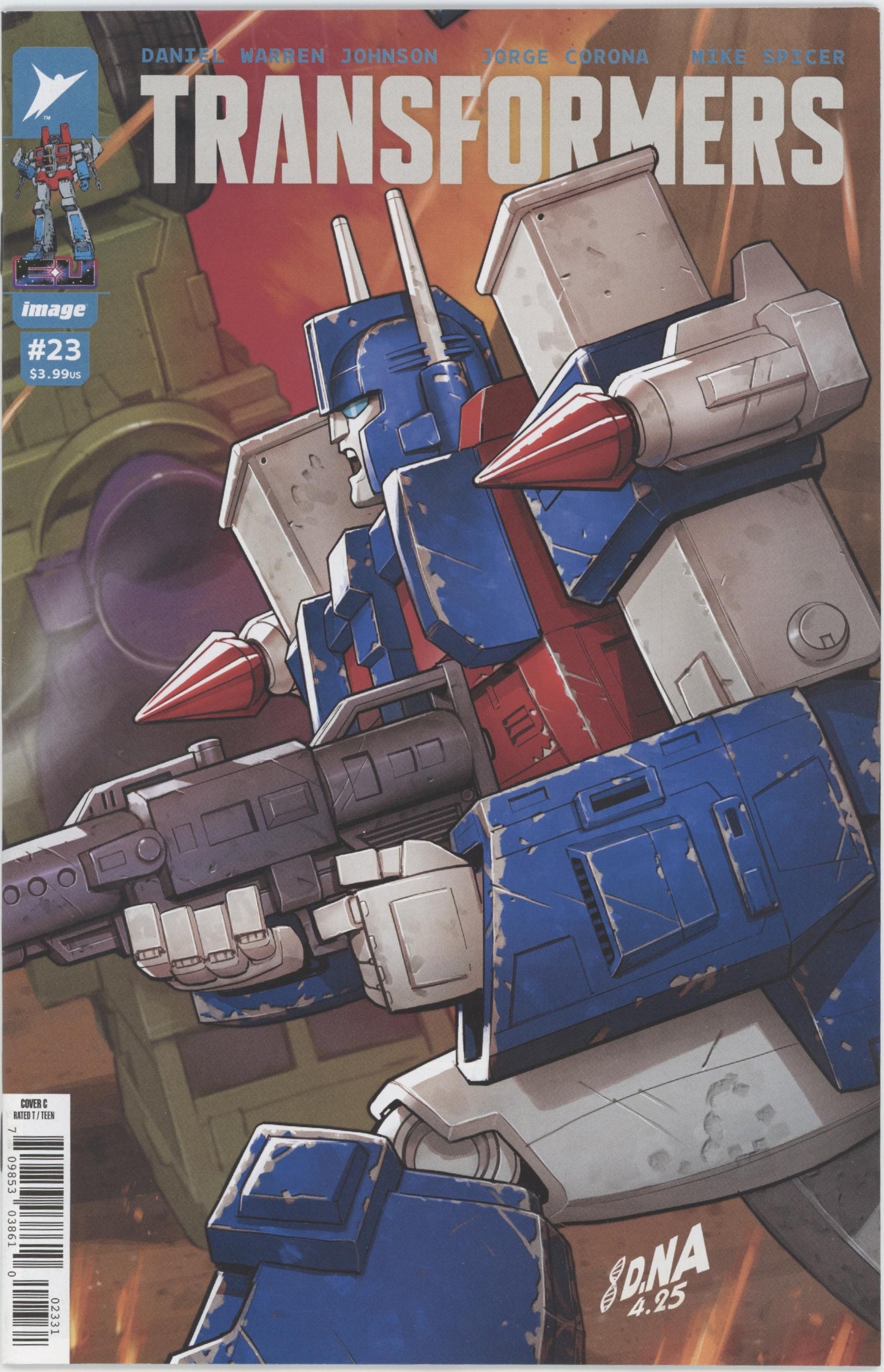 Transformers #23 Cover C 1 in 10 David Nakayama Connecting Variant