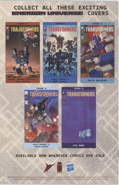 Transformers #23 Cover D 1 in 25 Doug Mahnke & David Baron Variant