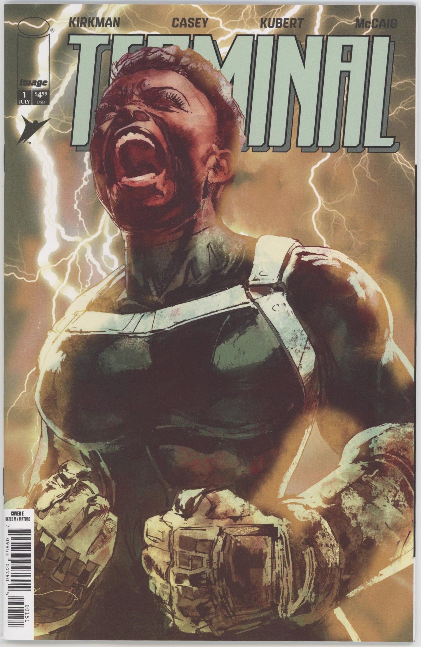 Terminal #1 Cover E 1 in 25 Bill Sienkiewicz Variant (Mature)