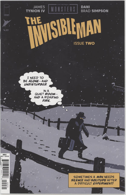 Universal Monsters The Invisible Man #2 (Of 4) Cover C 1 in 10 David Aja Pulp Variant