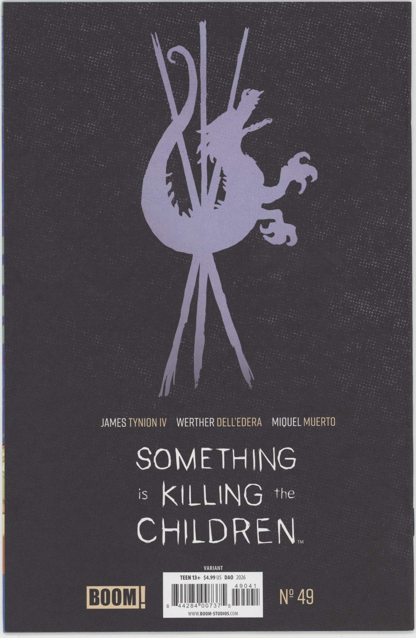 Something Is Killing The Children #49 D 1 in 10 Variant Edition (Full Art, Dao)