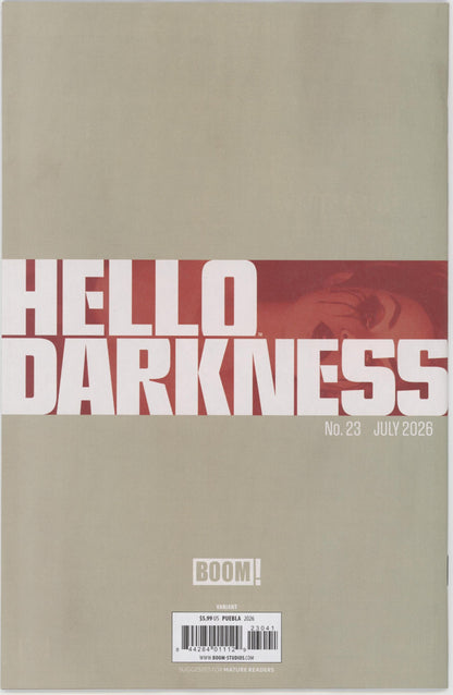 Hello Darkness #23 D 1 in 10 Variant Edition (Full Art, Puebla)
