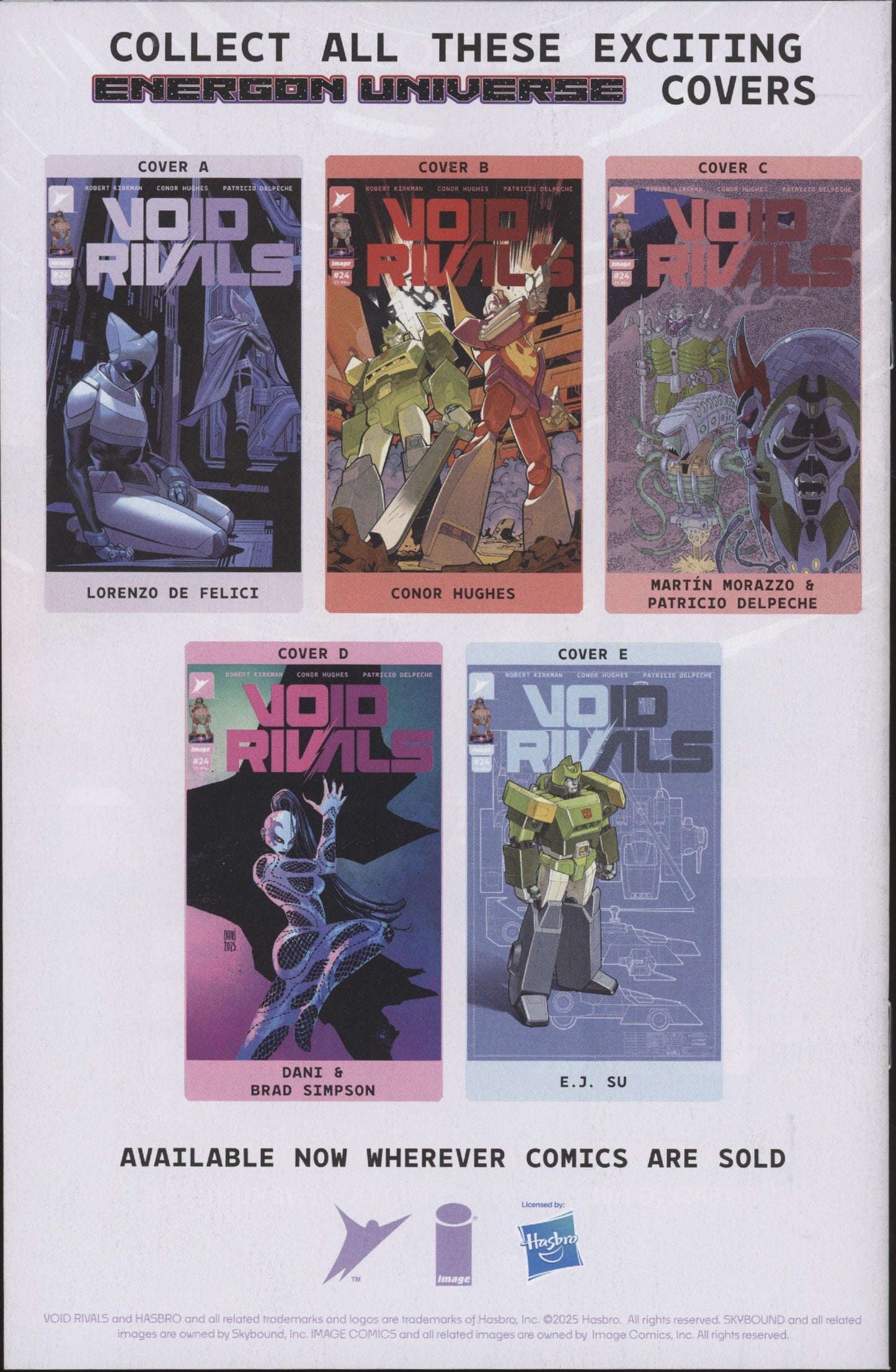 Void Rivals #24 Cover C 1 in 10 Martin Morazzo & Patricio Delpeche Connecting Variant