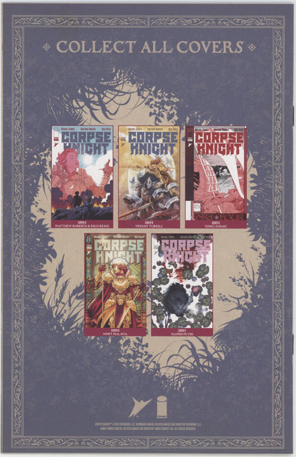 Corpse Knight #4 (Of 6) Cover C 1 in 10 Tonci Zonjic Storybook Variant (Mature)