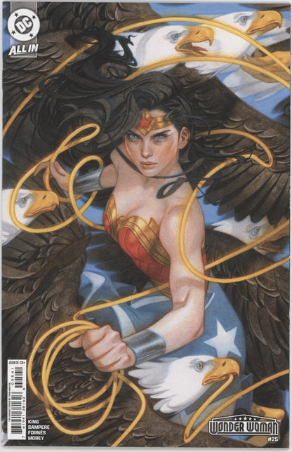 Wonder Woman #25 Cover H 1 in 25 Tran Nguyen Card Stock Variant