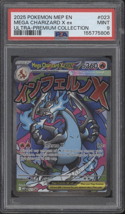 Mega Charizard X ex Pokemon Ultra Premium Collection #023 PSA 9 #1