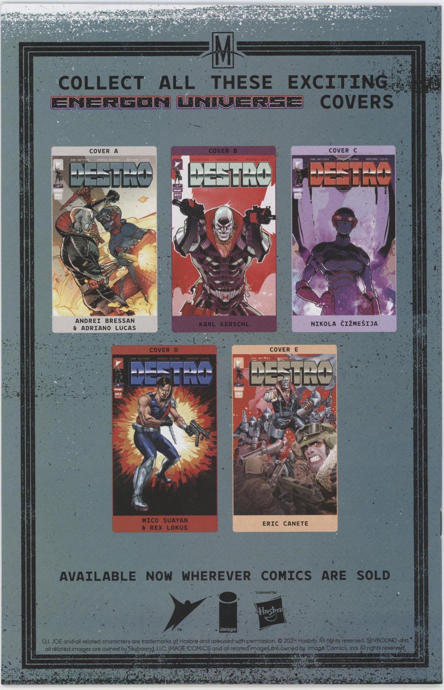 Destro Issue #3D 1:25 Retailer Incentive Variant