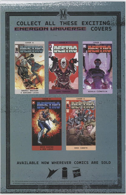 Destro Issue #3D 1:25 Retailer Incentive Variant