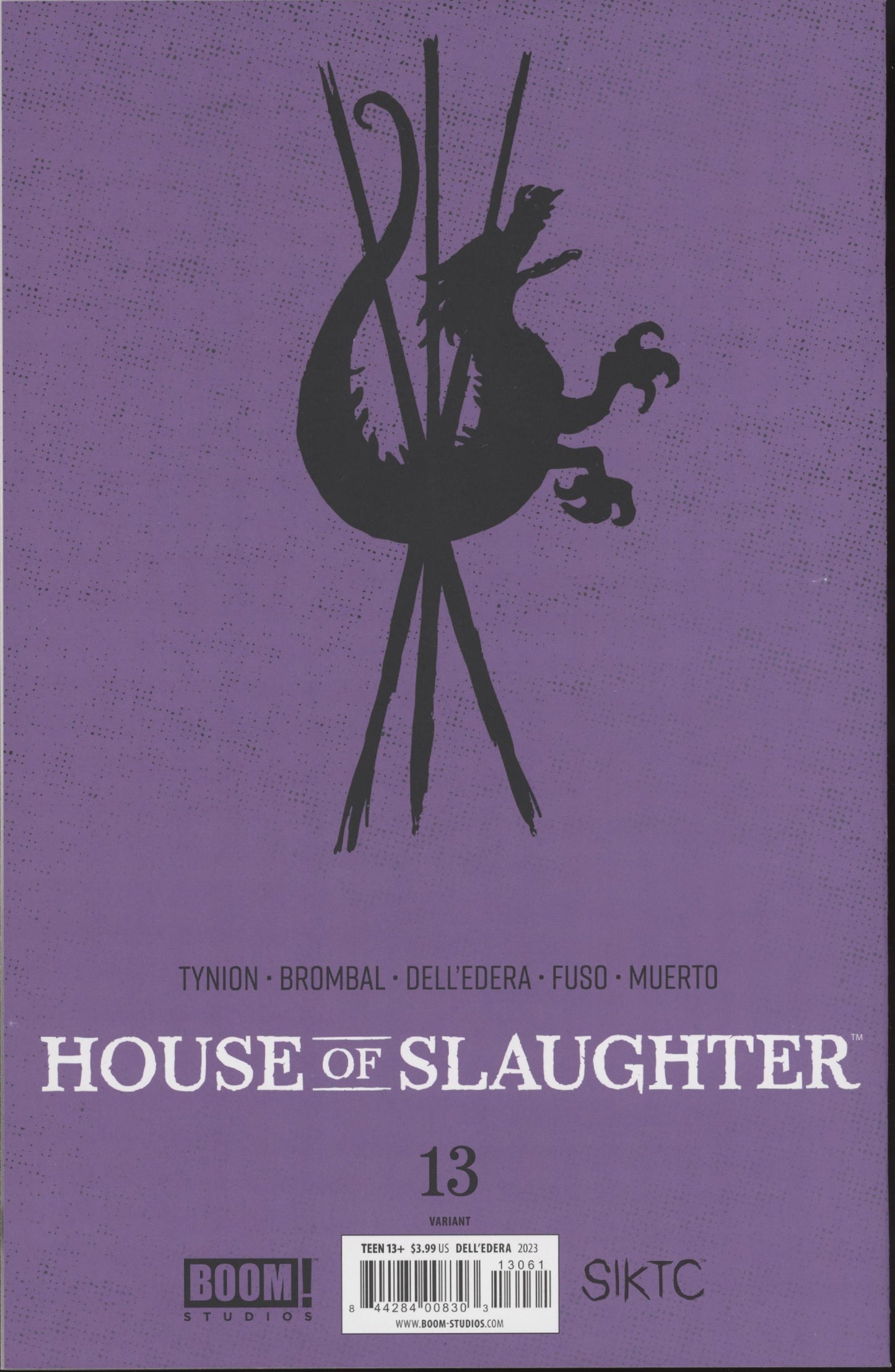 House of Slaughter Issue #13F Limited Retailer Incentive Variant
