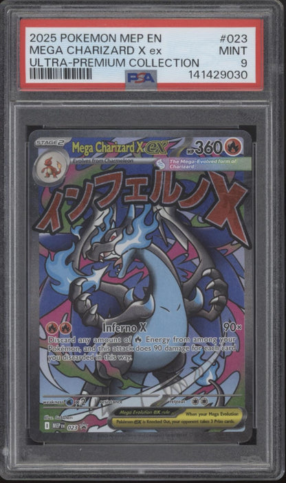 Mega Charizard X ex Pokemon Ultra Premium Collection #023 PSA 9 #2
