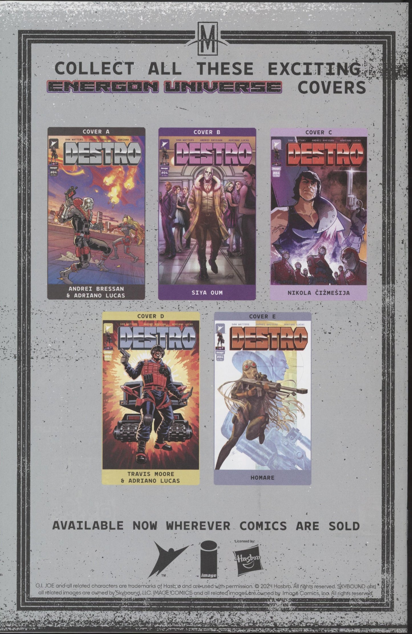 Destro Issue #4C 1:10 Retailer Incentive Variant