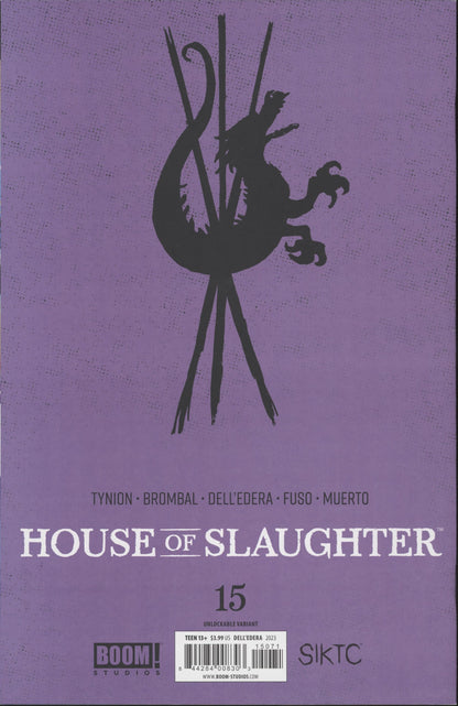 House of Slaughter Issue #15H Limited Retailer Incentive Variant