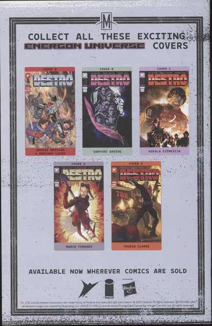 Destro Issue #5C 1:10 Retailer Incentive Variant