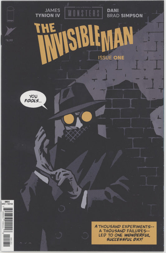 Universal Monsters The Invisible Man #1 (Of 4) Cover C 1 in 10 David Aja Pulp Variant
