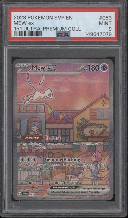 Mew ex Pokemon 151 Ultra Premium Collection #053 PSA 9