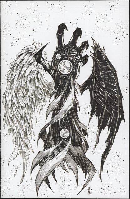 Witchblade #13 Cover D 1 in 10 Giuseppe Cafaro Black & White Full Art Variant