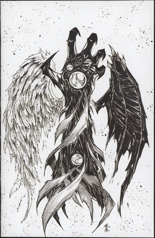 Witchblade #13 Cover D 1 in 10 Giuseppe Cafaro Black & White Full Art Variant