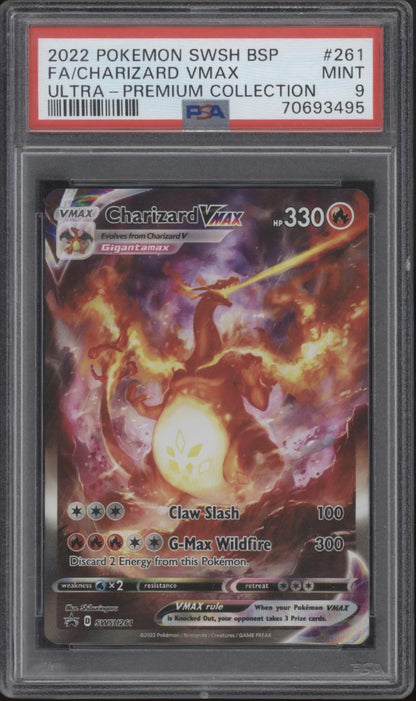 Charizard VMAX Pokemon Ultra Premium Collection Full Art #261 PSA 9 #1