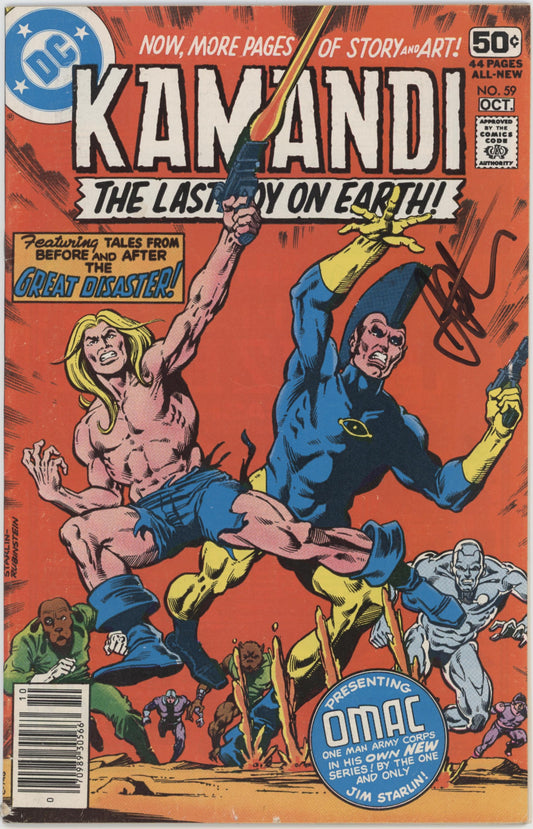 Kamandi The Last Boy On Earth Issue #59 Jim Starlin Personal Copy Auto COA #1